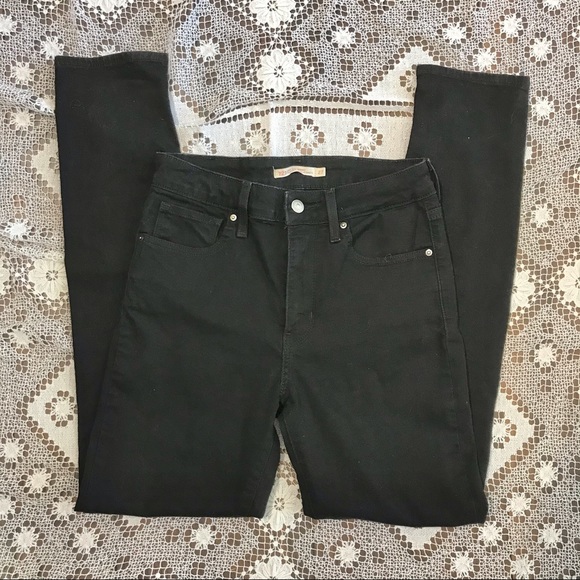Levi’s 721 high rise skinny jeans black 27 - Picture 3 of 10